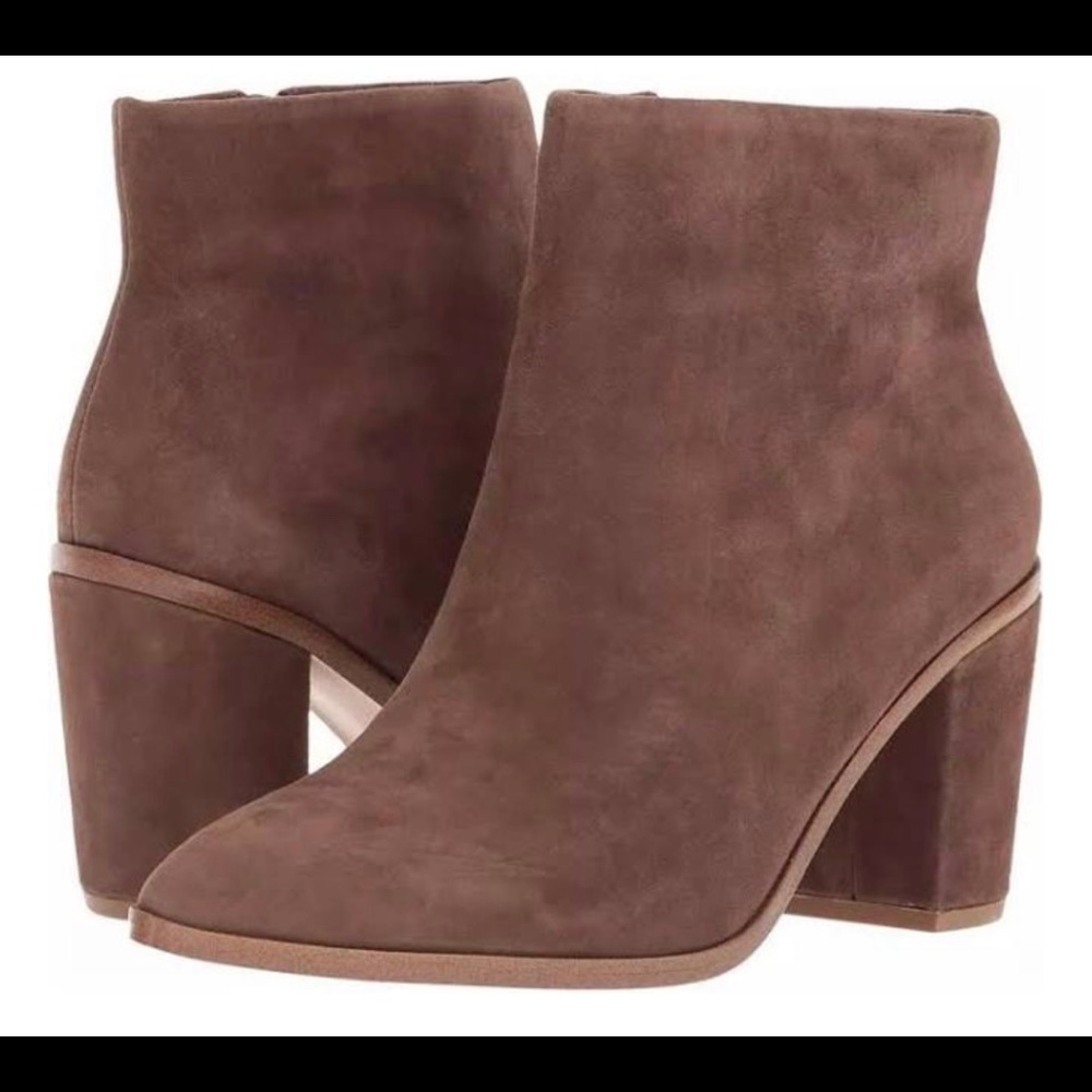1.STATE brown suede “paven” bootie